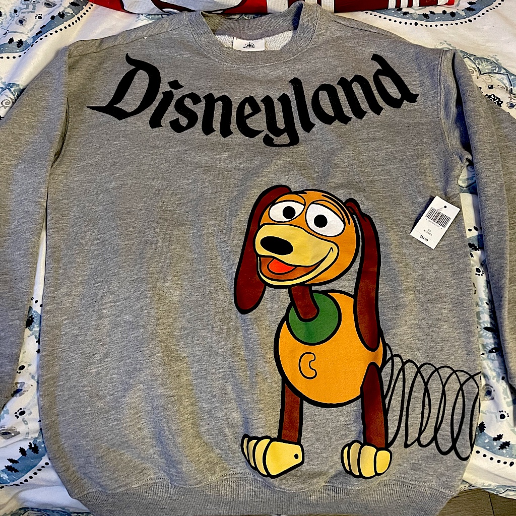 Brand New Slinky Dog Disneyland Sweatshirt Brand New Slinky Dog Disneyland Sweatshirt